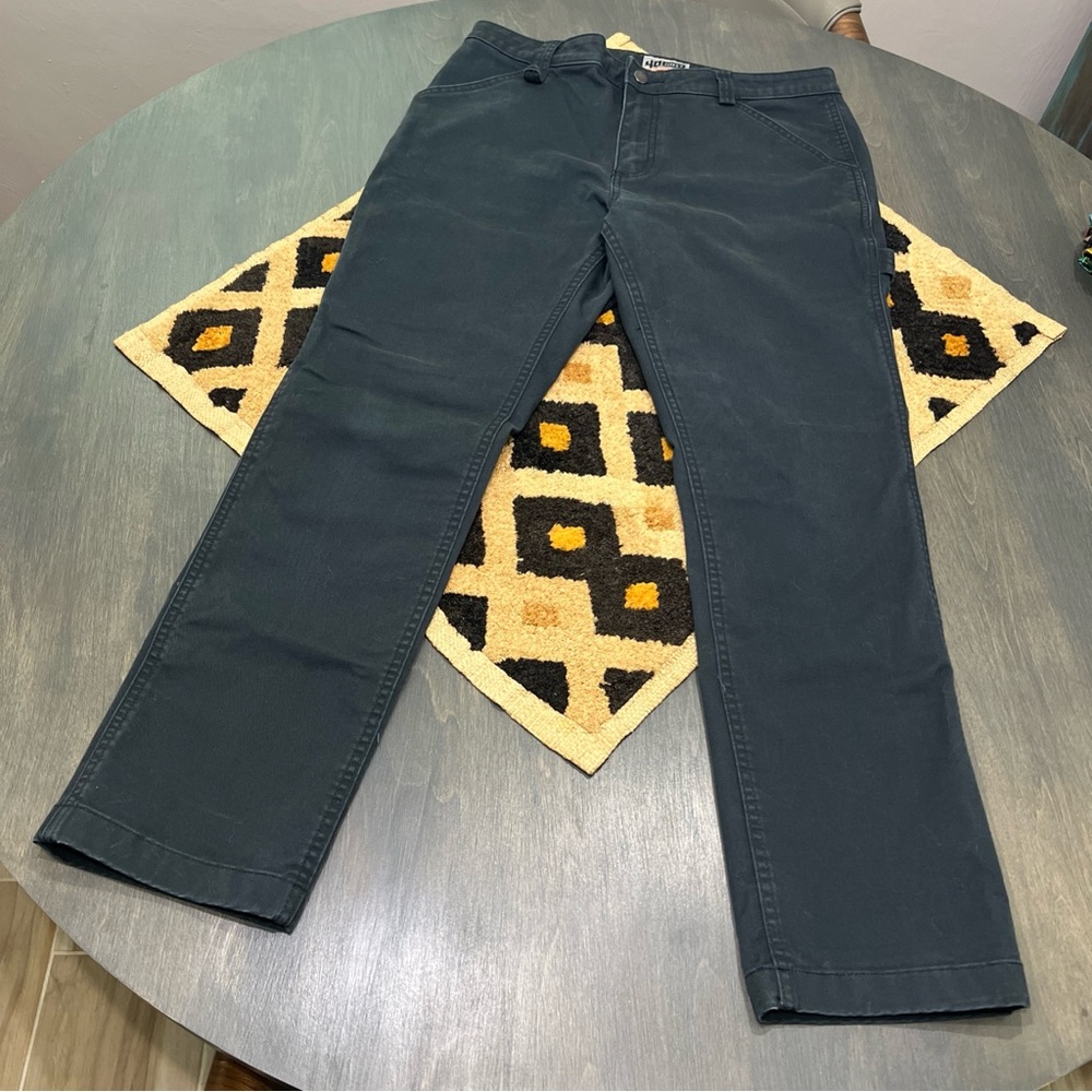 Duluth Trading 40 Grit Pants Cargo Straight Leg Womens 10 Short Black